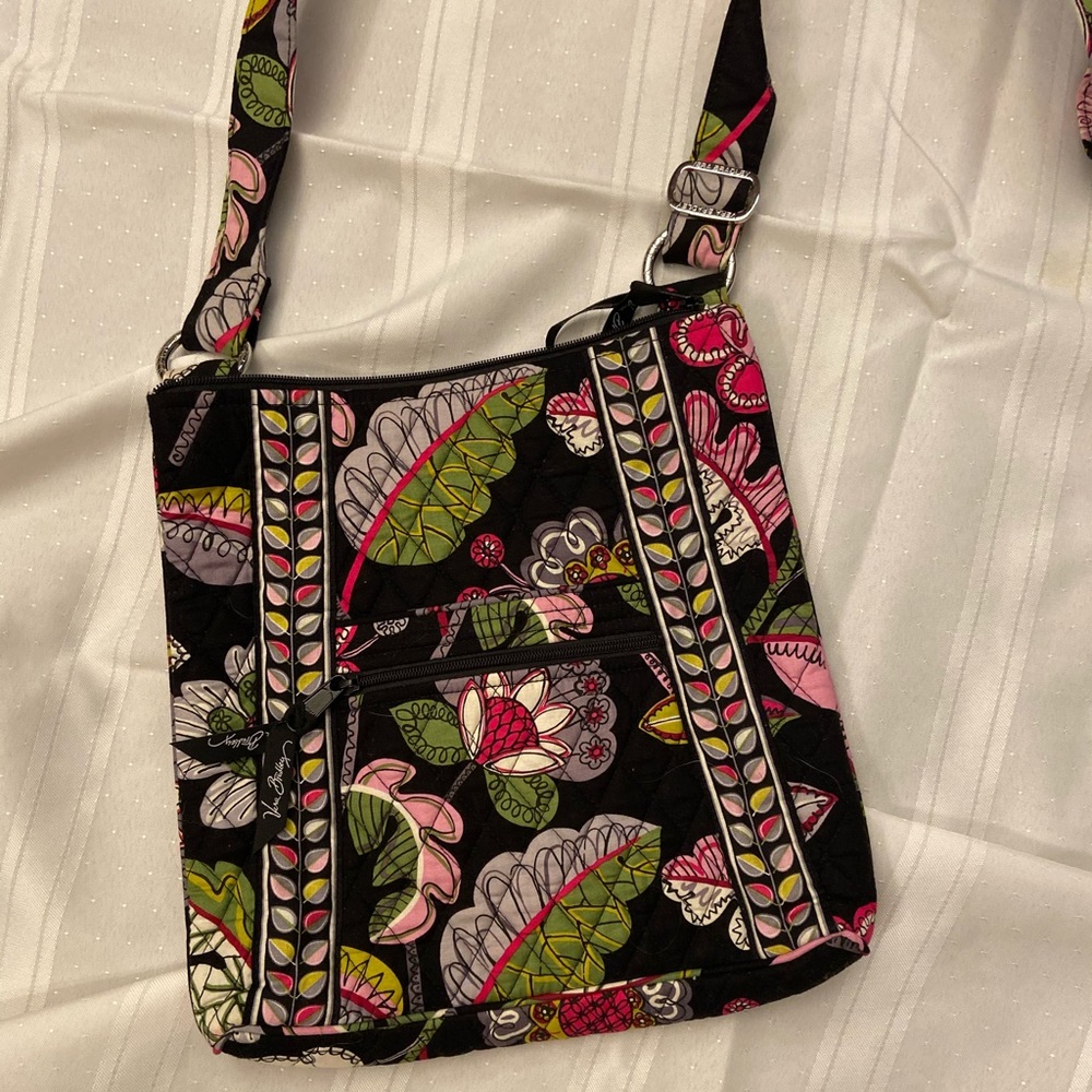 VERA BRADLEY hipster & wallet set MOON BLOOMS